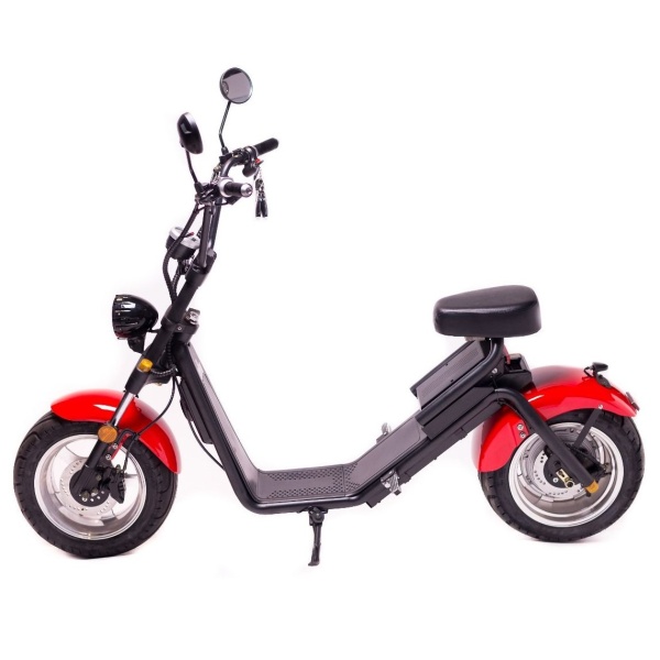 Moped Electric FreeWheel MotoRo S1 Rosu Autonomie 40 Km Viteza 45 Km/h Omologat Rar Motor 1200 W 42506588